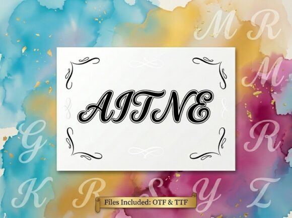 Aitne: Where Vintage Penmanship Meets Modern Polish