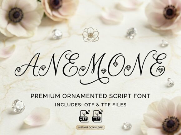 Anemone: A Script Font for Unforgettable Branding
