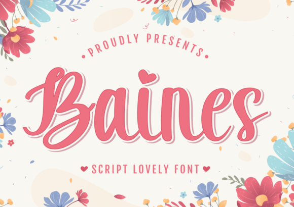 Baines: The Script Font That Dances on the Page