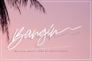 Bangin: A Script Font with Vintage Soul and Modern Edge