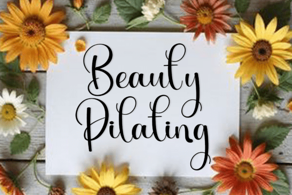 Beauty Pilating: The Artisan's Script Font for Modern Brands