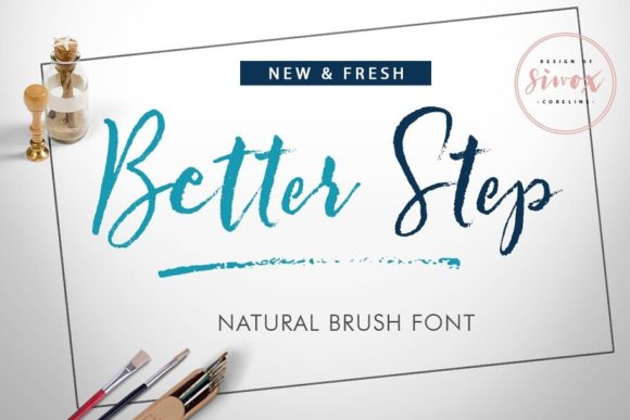 Better Step: The Brushed Script Font for Elegant Design