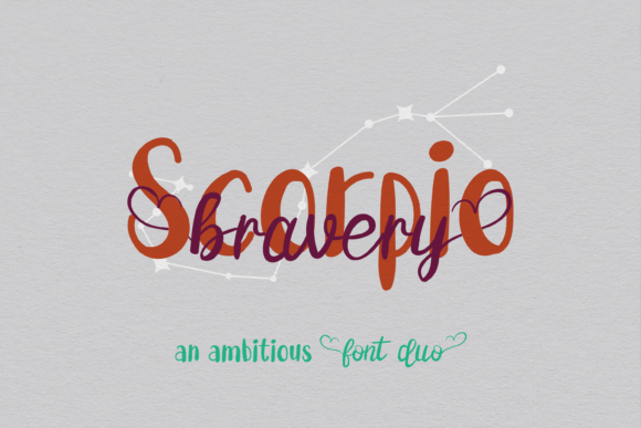 Bravery Scorpio Duo: A Font Pairing That Brings Instant Charm