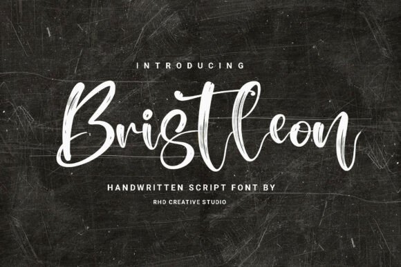 Bristleon: The Handwritten Script Font with Urban Energy