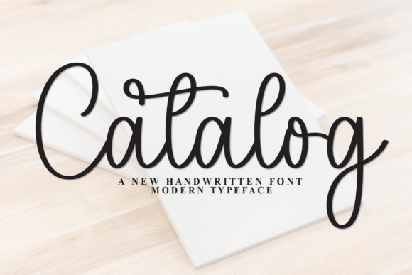 Catalog: A Modern Handwritten Typeface for Brand Storytelling