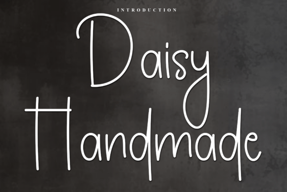 Daisy Handmade: A Delicate Script for Whimsical Branding