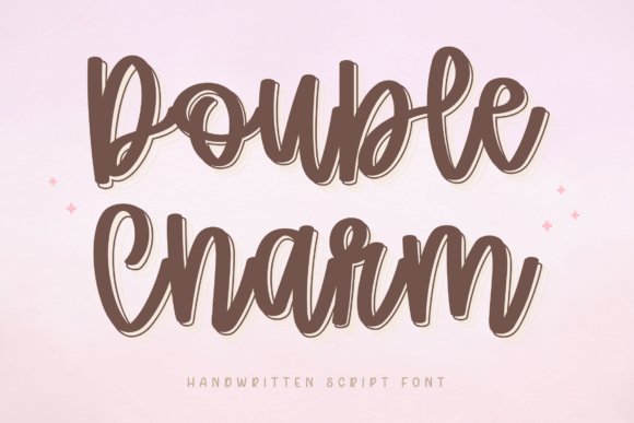 Double Charm: A Modern Handwritten Font for Standout Designs