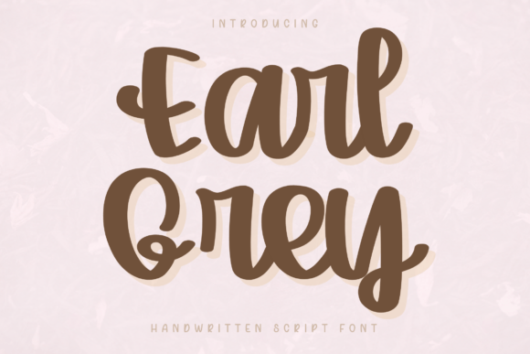 Earl Grey: A Warm Handwritten Script Font for Modern Designs