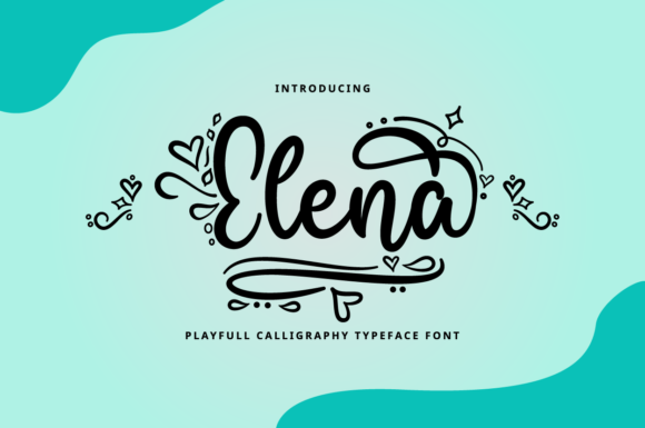 Elena: The Delicate Script Font for Elegant Designs