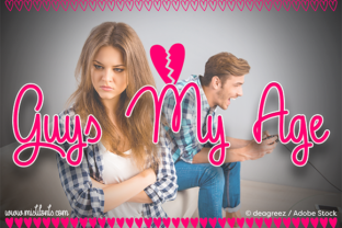 Guys My Age: The Modern Script Font for Authentic Projects