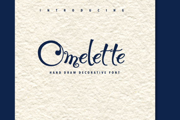 Omelette: The Refined Script for Modern Design
