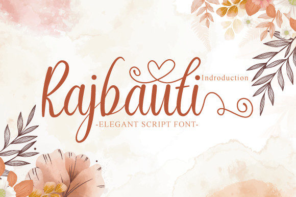 Rajbauti: The Elegant Script Font for Refined Designs