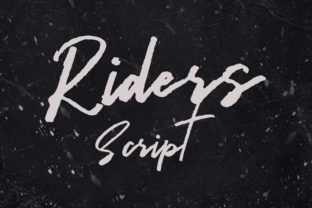 Riders: The Edgy Script Font for Bold Design