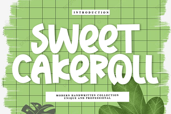 Sweet Cakeroll: A Modern Script for Artisan Branding