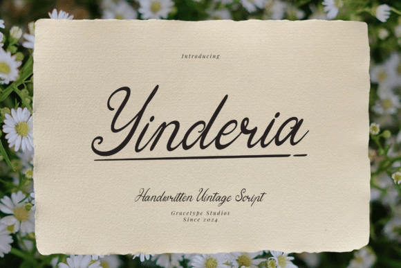 Yinderia: The Handwritten Script for Timeless Brands